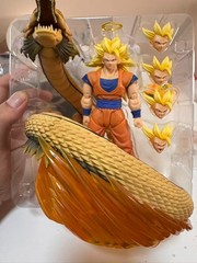 Dragon Blaster Super Saiyan Son Goku ssj3 Demoniacal Fit Action Figure In Stock