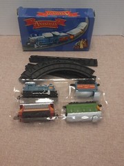 Anastasia Mini Train Set 1997 20th Century Fox. Preowned in Damaged box.