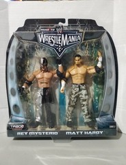 REY MYSTERIO MATT HARDY Road to Wrestlemania 22 NEW Series 2 WWE Jakks 2006 WWF