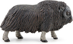 – Musk Ox Figurine – for Ages 3 and Up – Realistic Hand-Painted Wildlife Model –