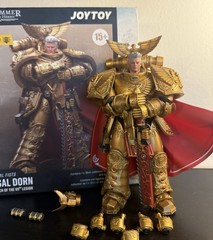 JOYTOY Warhammer: The Horus Heresy Rogal Dorn with Custom Helmet