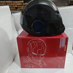 BLACK Iron Man MK5 Helmet 1:1 Voice-controlled Mask Transform Cosplay Prop Gift