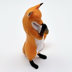 Fox Gasso Praying Animal Capsule Toy Mini Figure Not For Sale Japan Limited JP