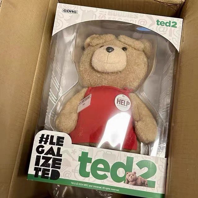 Authentic Gong Ted 2 Series Action Plush Doll Children Gift Cute 30cm