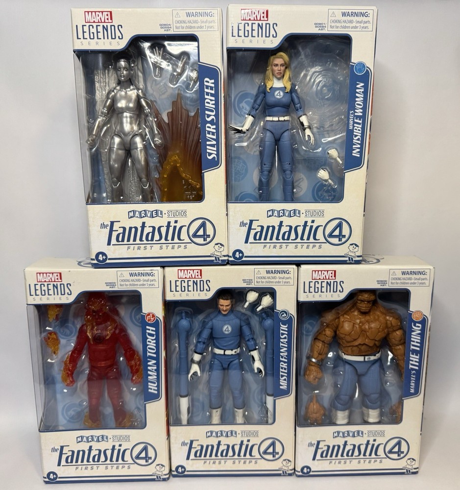Marvel Legends Fantastic Four First Steps Wave Set of 5 NIB