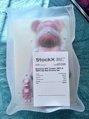 Star Wars: Be@rbrick Sith Trooper Chrome Ver. 100％ & 400 (New – Please Read)