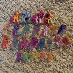 MLP My Little Pony Mini Figure Small 1” & 2″ Blind Bag Ponies Mixed Lot Of 24
