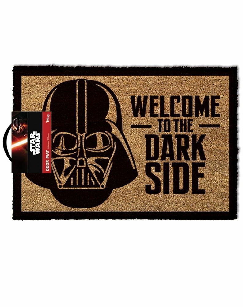 STAR WARS- WELCOME TO THE DARK SIDE MAT DOORMAT 60 X 40 CM COIR PVC BACK
