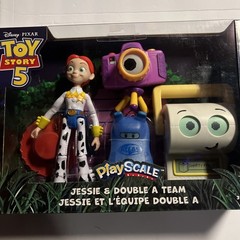 Toy Story 5 Playscale Jessie & the “Double A Team” Action Figure 4-Pack w/Atlas