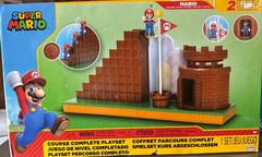 Super Mario W/Mario Action Figure Course Complete Playset – New – FREE SHIPPING