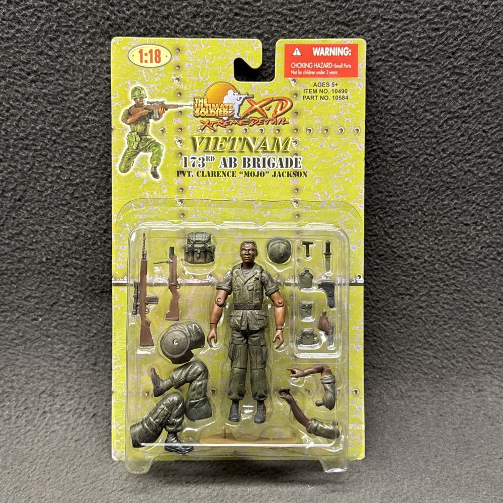 The Ultimate Soldier XD Vietnam PVT Clarence MOJO Jackson 173rd AB Brigade 1:18