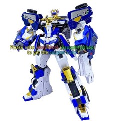 Metal Cardbot S BLUECOP TRINITY Figure Police Car Armor Bus 3in1 Combiner Robot