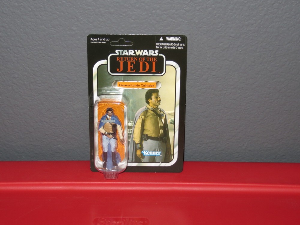 Star Wars General Lando Calrissian VC47 unpunched 1.0 in protective case