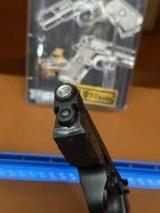 Mini Model Gun Beretta 90TWO Black Shell Eject 2 Tone 90 TWO Toy Collector Alloy
