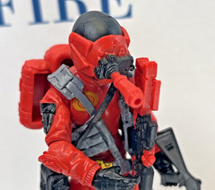 G.I. Joe Cobra Night Viper. Red. 2014 Great Condition Complete. 30th Anniversary