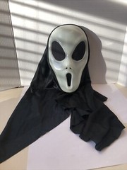 Visible Visitors Alien Ghost Scary Mask Halloween Glow in the Dark