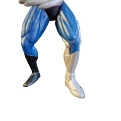 1994 DC Comics Legends of Batman Cyborg Action Figure Blue Silver Toy 5 in