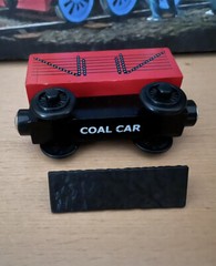 Authentic Learning Curve Wooden Thomas Train RARE Perego Coal Car! VGUC!