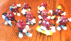 California Raisins Figures Lot of 10 Applause VINTAGE 1980’s Pre-owned Variety