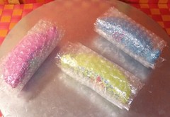 Bananas lot of 3 sub sets, pink+blue+green, 6″L, 2020, Cepia LLC