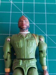 The A-Team Mr.T, B.A. Baracus Green Suit Action Figure Cannell Prod. 1983 Loose