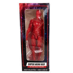 Vitruvian H.A.C.K.S. Superhero Red Blanks Male Action Figure – 1/18 Scale