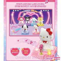Sanrio Characters Idol Fashion Change Doll Stage Music Toy Korea Ver 6 Doll Set