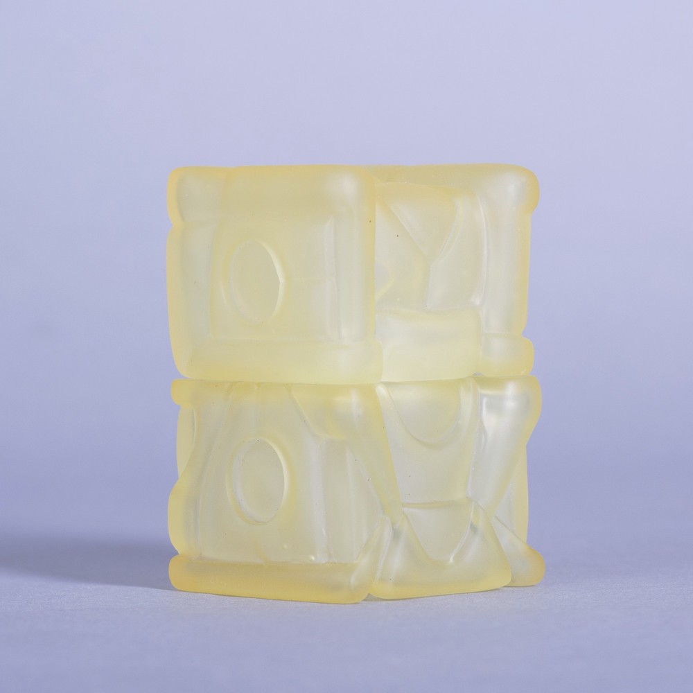 Glyos Stealth Dimension Division Core Block Clear Sofubi Figure Onell Design