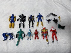 BANDAI POWER RANGERS ACTION FIGURE LOT “AS SHOWN / PARTS”
