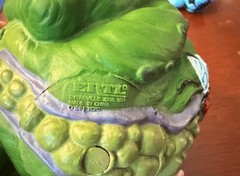 Vintage 1991 ERTL BLURP BALLS Croaky Bugchuck w/ Projectile Fly RARE