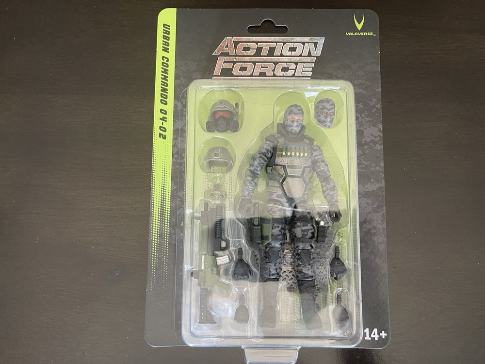 VALAVERSE ACTION FORCE 6″ 1:12 URBAN COMMANDO FIGURE