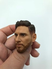 1/6 Lionel Messi Head Sculpt Barcelona Soccer for 12″ figure hot toys ❶USA❶