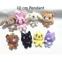 10CM Pop-up Store Doll Keychain ANITEEZ Cartoon Cute Plush Pendant Keyring Bag