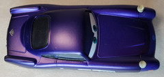 Disney Pixar Cars 2 Metallic Dark Blue Finn McMissile 1:55 FC Spy Secret Agent