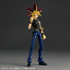 Kaiyodo Revoltech Yu-Gi-Oh! Duel Monsters Yami Yugi Figure with Bonus Parts New