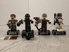 KRE-O GI JOE series 2 set of 12 minifigures Full Set Complete BAT EEL MORE LOT