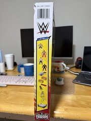 Mattel WWE Knuckle Crunchers WrestleMania Ring Set 4 Figures, Chair Ladder