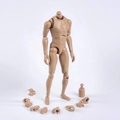US ZYTOYS ZY-B001 1/6 Male Narrow Shoulder Action Figure 12in Soldier Body Model
