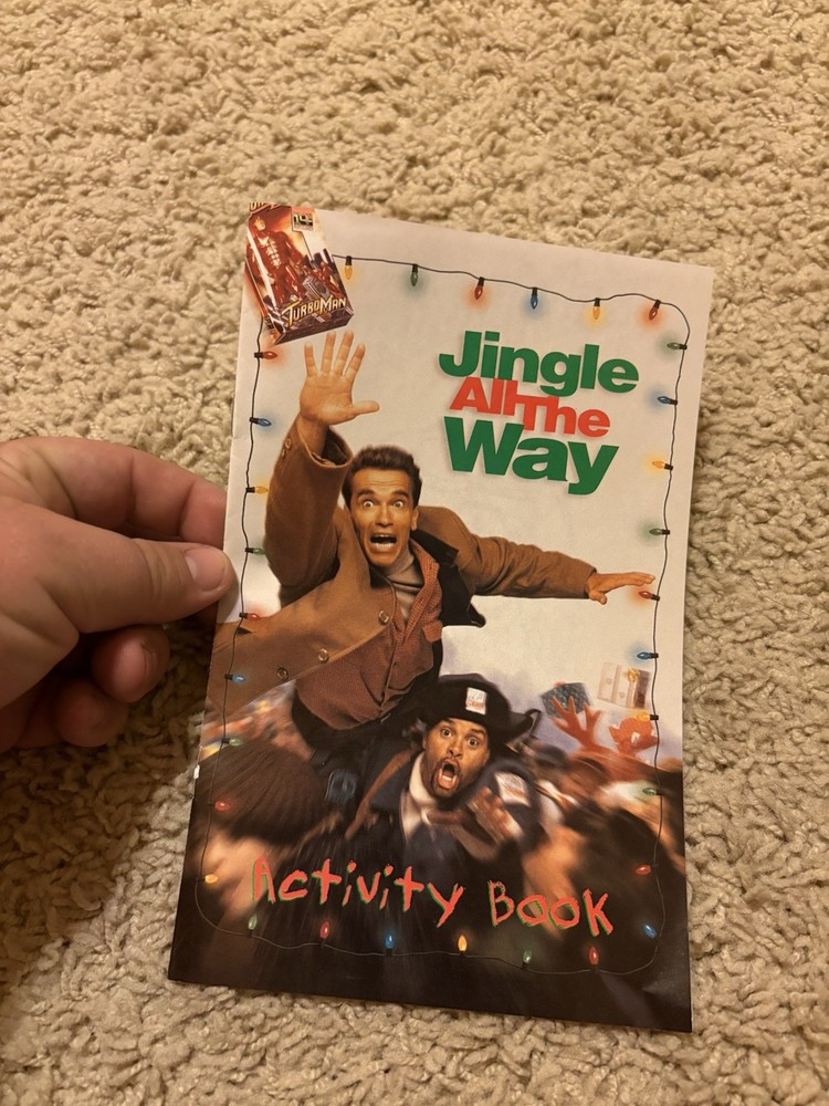 Turboman Rare Jingle All The Way Book Promo Rare Vintage New