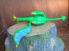 VTG TMNT CAVE TURTLE RALPH TUBULAR PTERODACTYL DINOSAUR INCOMPLETE PARTS ONLY