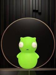 Bob’s Burgers Kuchi Kopi Glow in The Dark Vinyl Figure 6″ Collectible Green