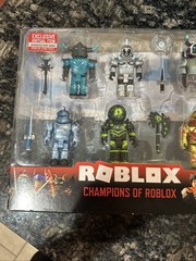 Roblox Champions of Roblox 15th Anniversary Edition Set. 6 Figures With Codes