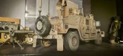 Sunny Days Humvee, Spare Tire Mount with Tire, Hobby Parts, All Scales