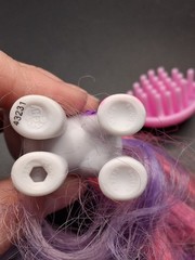 My Little Pony G4 Unicorn Rarity Wild Rainbow Leopard Print with Brush