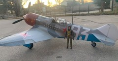 1:18 scale Lavochkin La-7 Model Kit-Disassembled and Unpainted
