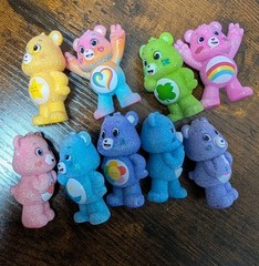 Care Bears Special Collector Set Glitter Friends Exclusive Toy Set Of 9 Figures