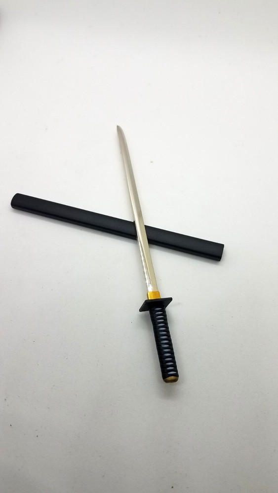 1/6 Scale Ninja Tanto Short Sword Full Metal Sword for 12 Inch Action Figures