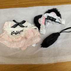 Custom Made French Maid Dress Set Outfit For Macaron , Salon series Plush