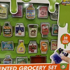 NICKELODEON MEGA SCENTED GROCERY SET 30 JARS OF FUN SCENTED COMPOUND **NEW**