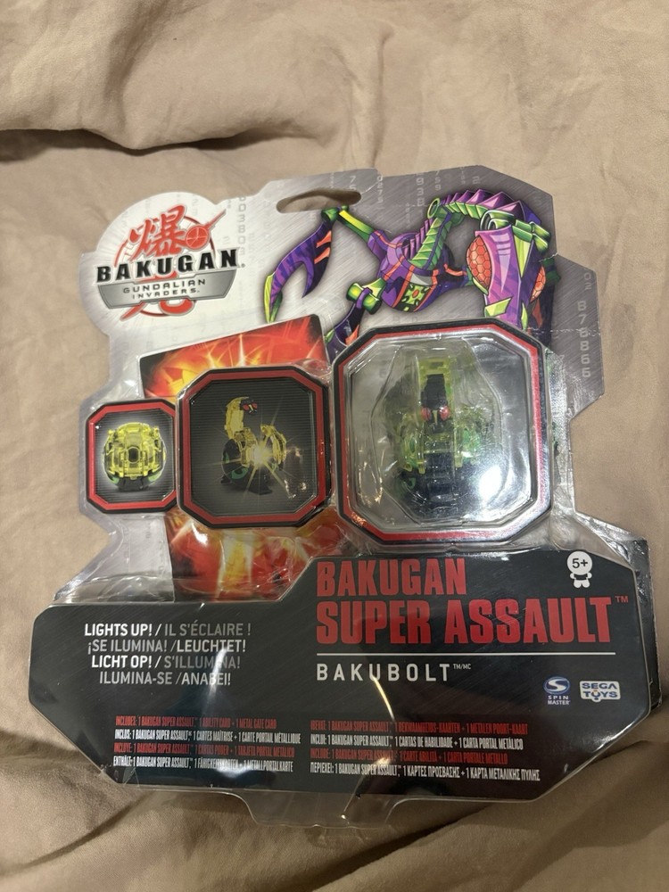 Bakugan New In Box 6 Darkus Apexeon BakuBolt Lights up Super Assault Rare